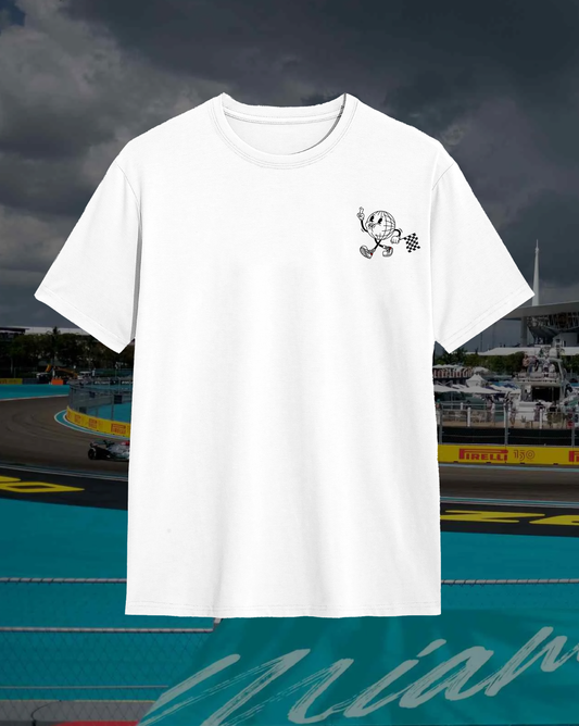 BOH X Miami Race Week Edition Short Sleeve Tee - White