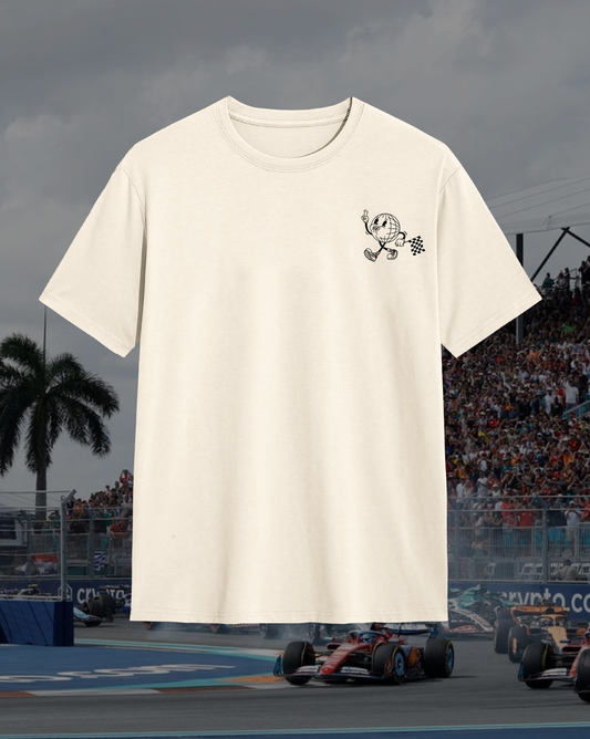 BOH X Miami Race Week Edition Short Sleeve Tee - Ivory